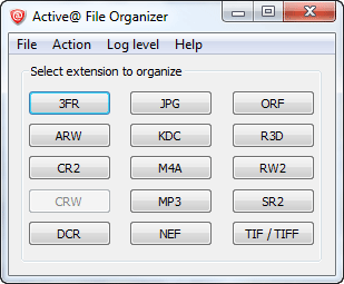 File Organizer. JPG files