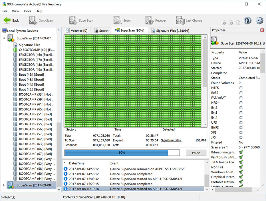 Active@ File Recovery screenshot Active@ File Recovery screenshot